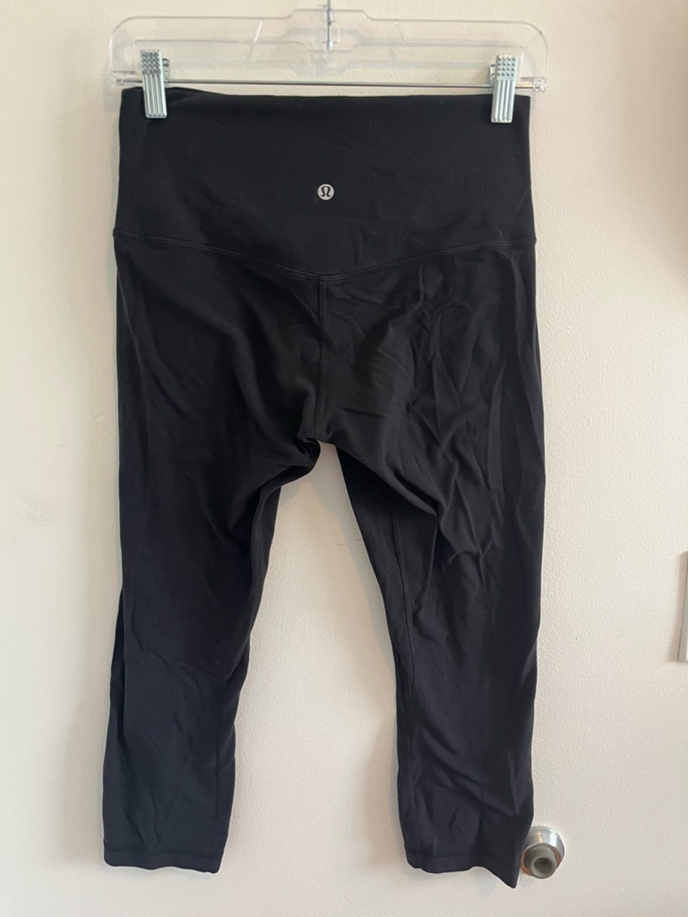 Align lululemon athletica Black High-Rise Crop Leggings
